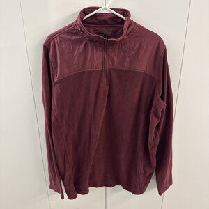 PING Quarter Zip Fleece Lightweight Golf Jacket Red Men’s Size XL  Bear Trail